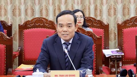 Trưởng Ban Chính sách, chiến lược Trung ương Trần Lưu Quang tiếp đoàn công tác Ngân hàng Thế giới