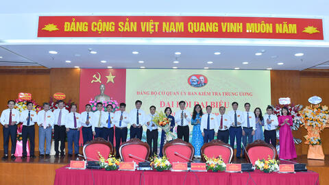 Đại hội Đảng bộ cơ quan Ủy ban Kiểm tra Trung ương: Xây dựng đội ngũ cán bộ kiểm tra liêm chính, chuyên nghiệp, có năng lực ngang tầm nhiệm vụđại