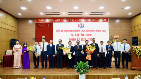 Đại hội Đảng bộ cơ quan Ban Chính sách, chiến lược Trung ương lần thứ III , nhiệm kỳ 2025 - 2030