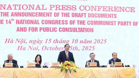 Công bố dự thảo các văn kiện trình Đại hội XIV của Đảng; tổ chức thành công đại hội đảng bộ các cấp