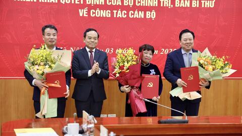 Bộ Chính trị điều động, phân công, bổ nhiệm 3 Phó Trưởng Ban Chính sách, chiến lược Trung ương