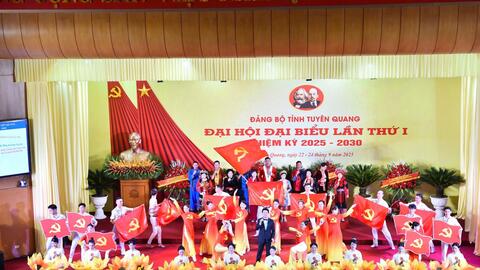 Đại hội đại biểu Đảng bộ tỉnh Tuyên Quang lần thứ I, nhiệm kỳ 2025 - 2030: Phát huy truyền thống quê hương cách mạng, quyết tâm xây dựng tỉnh Tuyên Quang phát triển toàn diện, bền vững