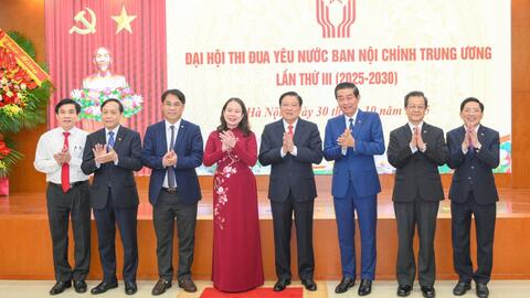 Đại hội thi đua yêu nước Ban Nội chính Trung ương lần thứ III: Hướng phong trào thi đua vào nhiệm vụ trọng tâm, khâu đột phá, lĩnh vực khó