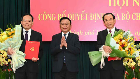 Đồng chí Trần Lưu Quang giữ chức Bí thư Thành ủy Thành phố Hồ Chí Minh