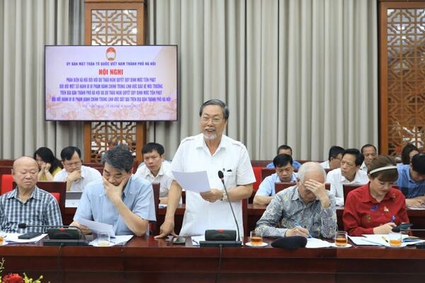 Nâng cao chất lượng, hiệu quả hoạt động giám sát, phản biện xã hội của Mặt trận Tổ quốc Việt Nam và các tổ chức chính trị - xã hội